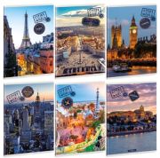 Ars Una Cities of the World, A/4 extra kapcsos füzet, sima