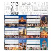 Ars Una 3 x 6 csomagolt fzetcmke, Cities of the World