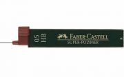 Faber-Castell ironbetét Super Polymer 0,5mm 12db, HB