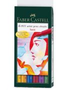 Faber-Castell Art and Graphic Pitt mvsz filc kszlet 6 darabos alapszn, B