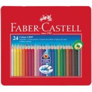 Faber-Castell 24 darabos GRIP sznes ceruza fmdobozban, FSC