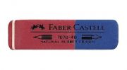 Faber-Castell kaucsuk radír, Kék-Piros