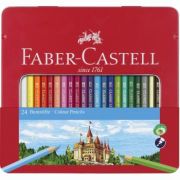 Faber-Castell 24 darabos sznes ceruza kszlet fmdobozban