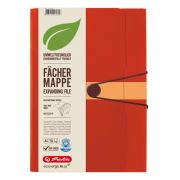 Herlitz Rekeszes mappa PP 12 rekesz easy orga to go green narancssrga