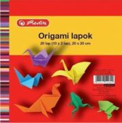 Herlitz origami lapok 20 x 20 cm, 20 v