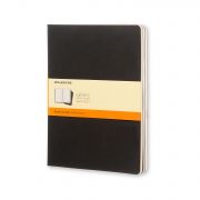 Moleskine Cahier notesz, XL, vonalas, fekete