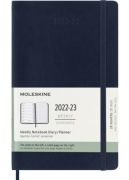 Moleskine 2022 - 2023 18 hnapos, jegyzetes hatridnapl, kemny, zafrkk, 