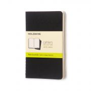 Moleskine Cahier notesz, P mret, sima, fekete