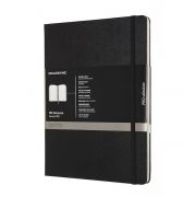 Moleskine Pro napl, kemny fedeles, fekete, XL