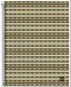 Miquelrius jrahasznostott spirlfzet ECO'17 A/4, vonalas, 4x30 lap, karton