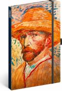 Presco napló, vonalas,Vincent van Gogh