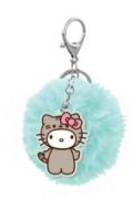 Pusheen x Hello Kitty kulcstart, zld