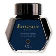 Waterman üveges tinta, Intense Black 50ml